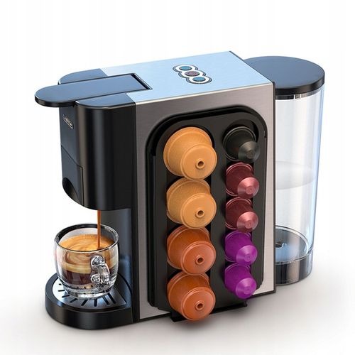 Ekspres Kapsułkowy do Kawy Ciśnienie 19 bar Moc 1450 W 5w1 na Arena.pl