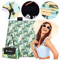 KOC PIKNIKOWY BIWAK 200x200cm MATA IZOLACJA PLAŻOWY POLAR WODOODPORNY KOTWY