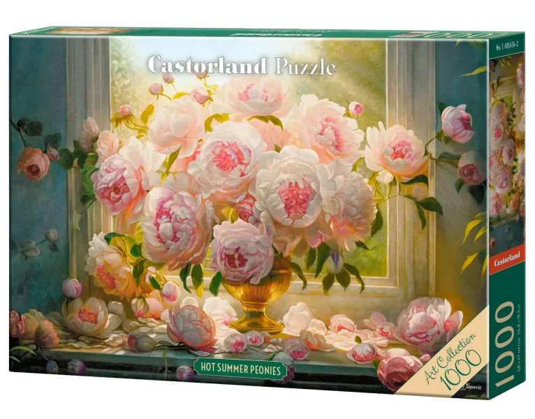 Puzzle 1000 elementów. Gorące letnie piwonie zdjęcie 1