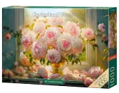 Puzzle 1000 elementów. Gorące letnie piwonie