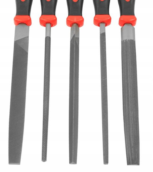 ZESTAW PILNIKÓW PILNIK ŚLUSARSKI ZDZIERAK TARNIK METALU PŁASKI OKRĄGŁY 20cm zdjęcie 13