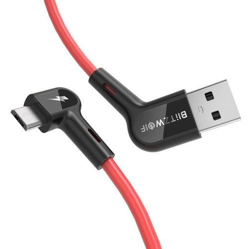 Kątowy kabel micro USB BlitzWolf BW-AC2 2,4A 0,9m na Arena.pl