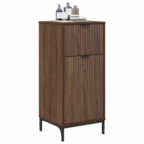 Szafka Łazienkowa z szufladą Brązowy dąb 39.5 x 36 x 88 cm na Arena.pl