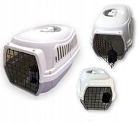 Klatka transporter lotniczy dla kota psa przewóz zwierząt | 48x32x30