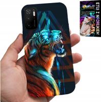 ETUI DO XIAOMI POCO M3 PRO 5G - TYGRYS MĘSKIE WZORY NA OBUDOWĘ, CASE