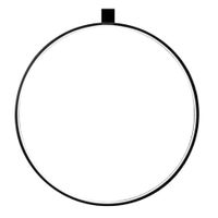 Ledowy kinkiet salonowy Agaro 4312 LED 26W 4000K pierścień czarny