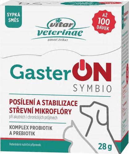 VITAR Veterinae GasterON SYMBIO - probiotyki i prebiotyki - aż 100 dawek na Arena.pl