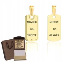 ZŁOTY NIEŚMIERTELNIK DO ŁAŃCUSZKA - ZAWIESZKA PR. 925 + GRAWER GRATIS