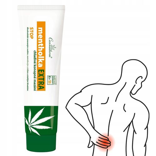 Żel Mentholka Extra 150ml na Bóle Mięśniowo-Stawowe Chłodzący 14% Cannaderm na Arena.pl