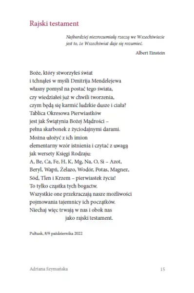 Zeszyt istnienia zdjęcie 16