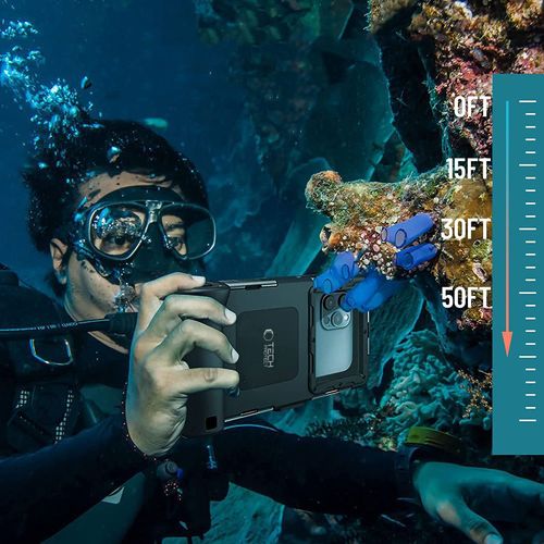 tech-protect ipx8 universal diving waterproof case black na Arena.pl