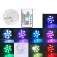 LAMPKA 10 LED DO BASEN JACUZZI SPA 16 KOLORÓW PILOT WODOODPORNOŚĆ IP68