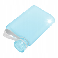 PŁASKA BUTELKA NA WODĘ PLASTIKOWA SZCZELNA 380ml