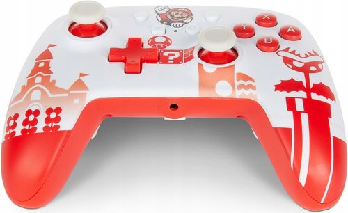 Gamepad PowerA Switch Pad Mario Red & White na Arena.pl