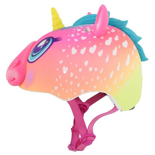 Kask juniorski C-PREME SUPER RAINBOW CORN Pink 48-52 cm na Arena.pl