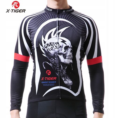 Bluza Do Jazdy Na Rowerze Z Odblaskami Męska Rozpinana Wiosenna Ciepła XL na Arena.pl