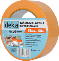 TAŚMA RYŻOWA MALARSKA IMPREGNOWANA 38MM*50M - D-300-0021