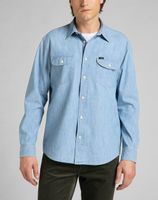 LEE WORKER SHIRT MĘSKA KOSZULA JEANSOWA VINTAGE INDIGO L68HNSSR S
