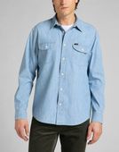 LEE WORKER SHIRT MĘSKA KOSZULA JEANSOWA VINTAGE INDIGO L68HNSSR S