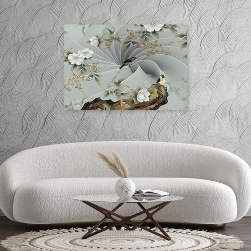 Emaga Obraz na płótnie, Ptak na gałęzi 3d - 120x80 na Arena.pl