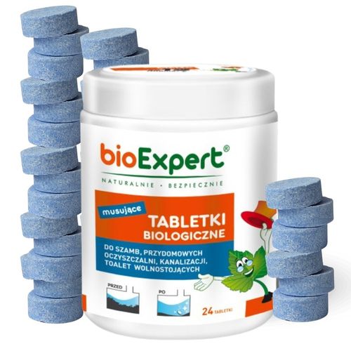Bakterie do szamba Tabletki biologiczne na 2 LATA 24 szt BIOEXPERT na Arena.pl