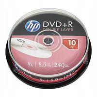Płyty HP DVD+R 8.5GB Dual Layer cake 10szt