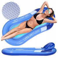 MATERAC do pływania dmuchany z siatką HAMAK WODNY leżak na basen plażę wode
