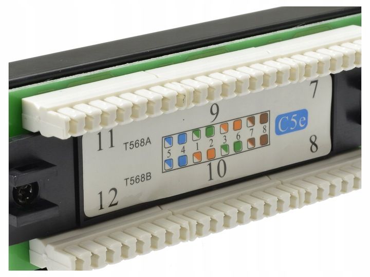 NEKU Patch panel patchpanel RACK 10'' 5e 12p UTP zdjęcie 3
