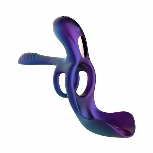 hueman zenith - pierścień intymny z funkcją masażu i pilotem fioletowy na Arena.pl