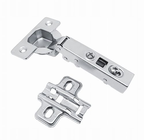 Zawias meblowy prosty nakładany CICHY DOMYK 110° GTV-HC Eurowkręty 100 na Arena.pl