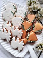 CIASTKO KOMUNIA ZESTAW GOŁĄBEK IHS KIELICH 12 SZTUK