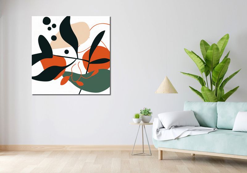 Obraz 100x100cm Krzyk Natury zdjęcie 2