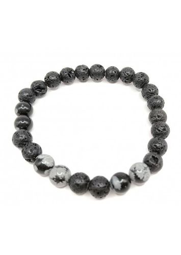 Bransoletka OBSYDIAN LAWA na Arena.pl