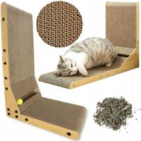 Drapak dla kota narożny z piłką Mersjo SNAPPY 60 cm 2w1 + KOCIMIĘTKA