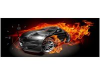 100X40CM ZEGAR SPORTOWY WÓZ OBRAZ