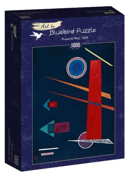 Puzzle 1000 elementów. Siła w czerwonym kolorze zdjęcie 1