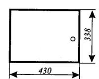 szyba tylna dolna przesuwna ciągnika URSUS 3512, 3514, 4512, Koja Smolniki