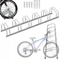 STOJAK NA ROWER ROWERY 6 STANOWISKA ROWEROWY STAL OCYNKOWANA 190x33x27 cm