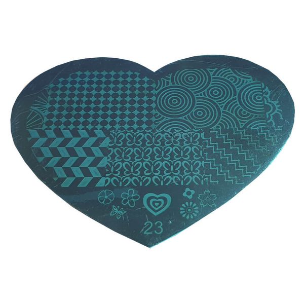 Blaszka do stempelków Serduszko 23 zdjęcie 1