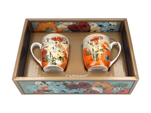 Kpl. 2 kubków - V. van Gogh, Róże i zawilce (CARMANI) na Arena.pl