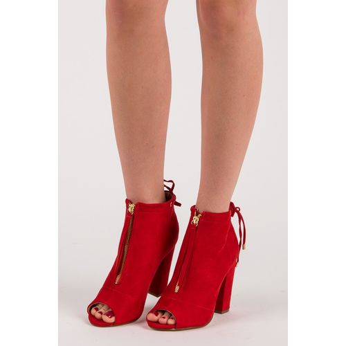 Botki na suwak open toe r.40 na Arena.pl