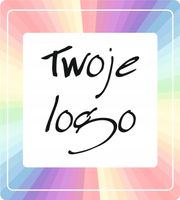 Naklejki ETYKIETY REKLAMOWE kształt dowolny rozmiar nadruk grafika z LOGO