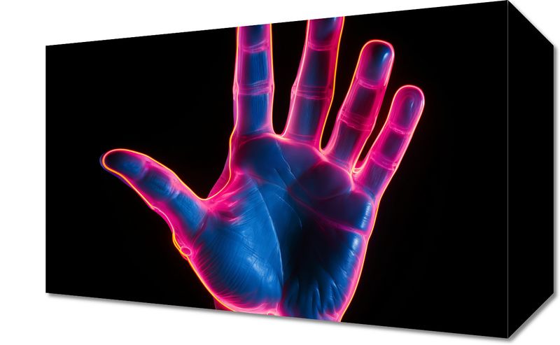 Obraz 30x20cm Dotyk Przyszłości zdjęcie 1