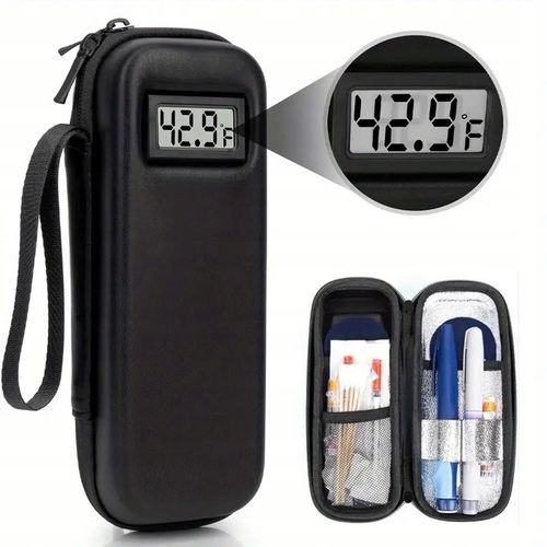 PODRÓŻNA TORBA NA LEKI TERMICZNA TERMOIZOLACYJNA+żelowy wkład 2szt insulinę na Arena.pl