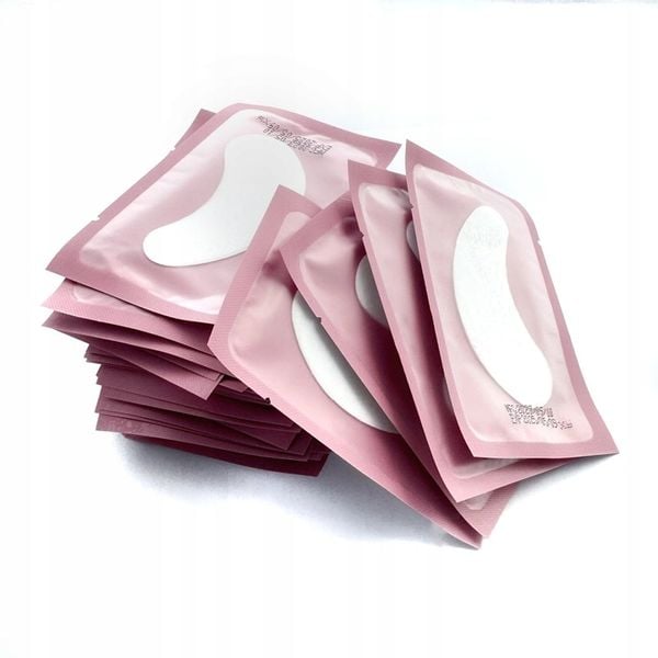100szt PŁATKI POD OCZY DO RZĘS RÓŻOWE zdjęcie 1