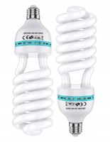 Żarówka Lampa Studyjna Światła Stałego Dziennego 135W E27 5500K Białe 2Szt.