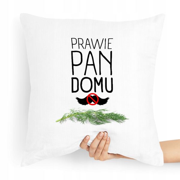 Poduszka Prezent Dla Brata Prawie Pan Domu Z Nadrukiem Ze Zdjęciem zdjęcie 1