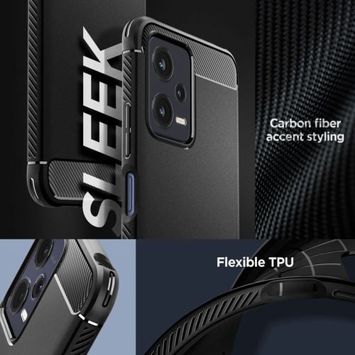spigen rugged armor xiaomi redmi note 12 5g / poco x5 5g matte black na Arena.pl
