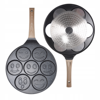 Patelnia do jajek i placków KAMILLE 26 cm marmurowa 4213 PANCAKES MINKI