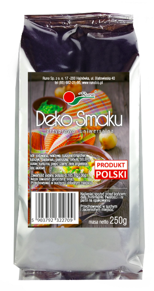 RUNO PRZYPRAWA DEKO SMAKU 250G zdjęcie 1
